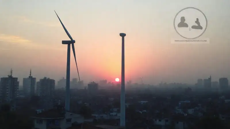 Turbina urbana genera ruido y problemas