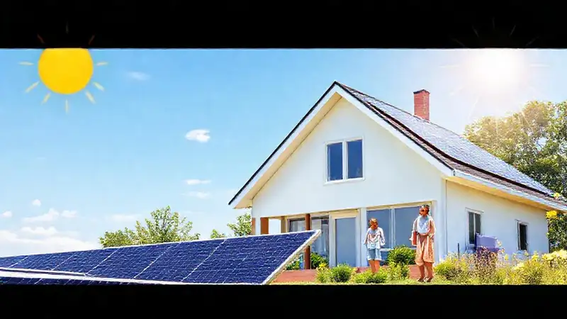 Paneles solares ofrecen energía limpia y feliz