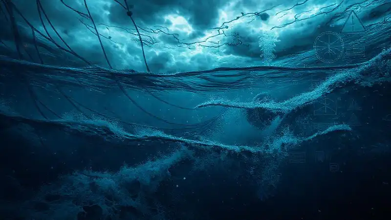 Cables submarinos generan energía en tormenta