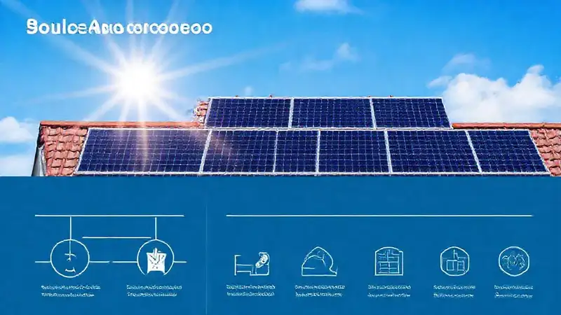 Paneles solares iluminan una casa moderna