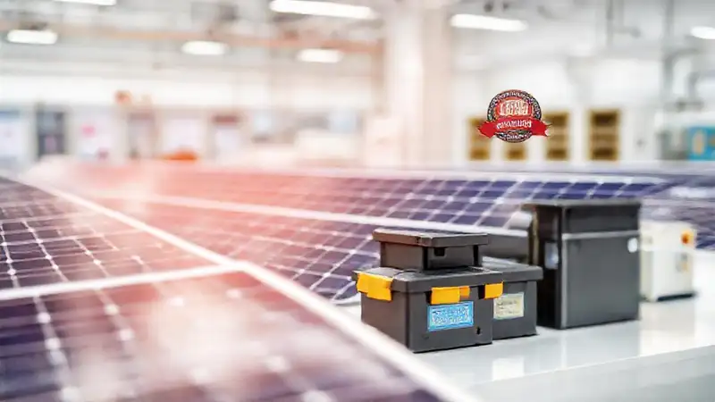 Ilustración técnica de energía solar certificada