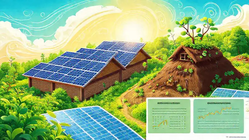 Energía renovable y vida sostenible florecen