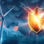 Turbina en tormenta
