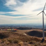 Turbina eólica remota ilumina un futuro sostenible