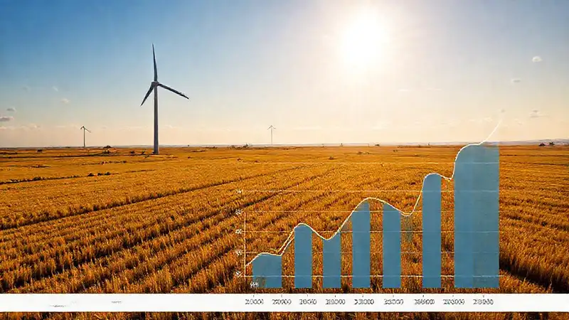 Turbinas eólicas muestran datos técnicos modernos