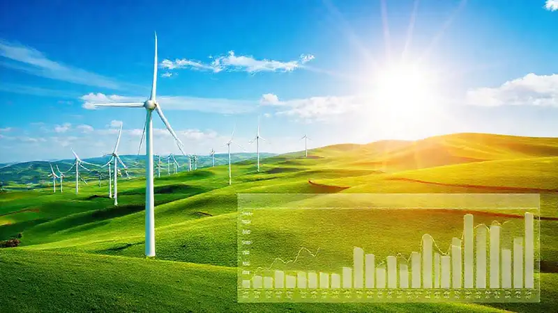 Turbinas eólicas generan datos energéticos modernos