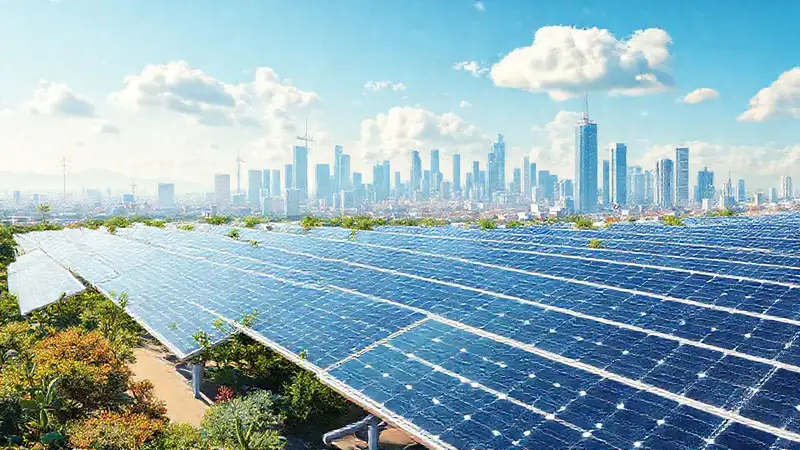 Energía limpia ilumina un futuro brillante