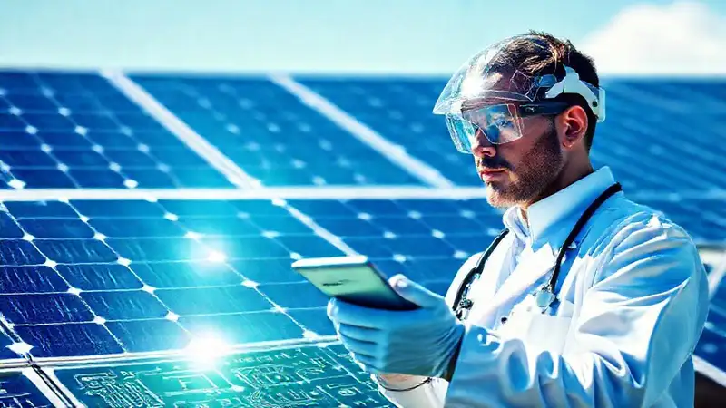 Paneles solares diagnostican energía limpia