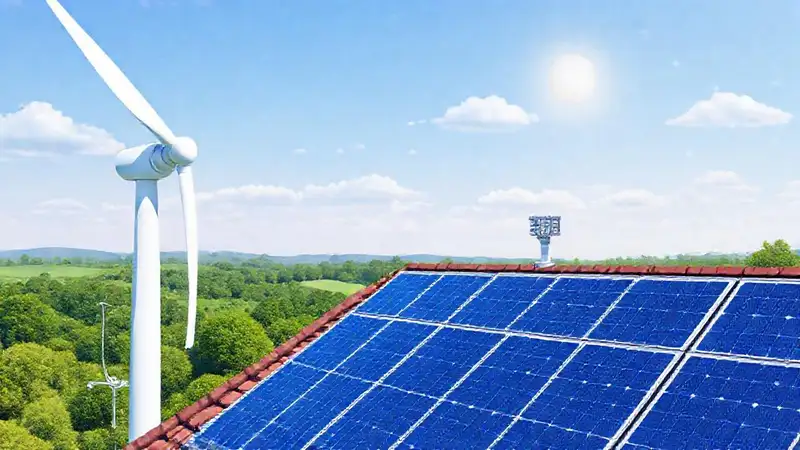 Energía solar sostenible en techos verdes