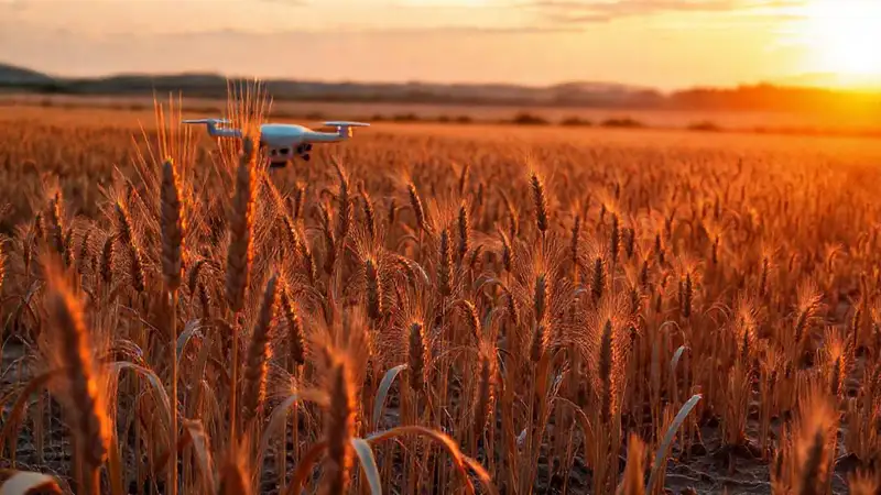 Un campo árido muestra plantas resilientes y esperanza