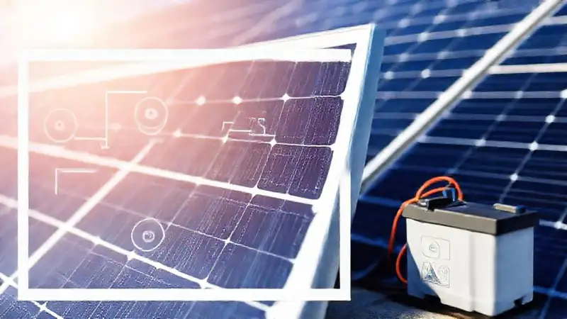 Infografía moderna sobre energía solar
