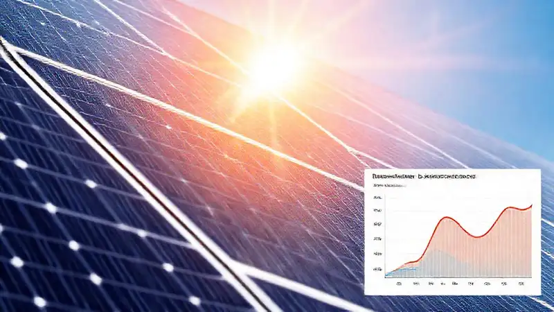 Diagrama técnico de paneles solares eficientes