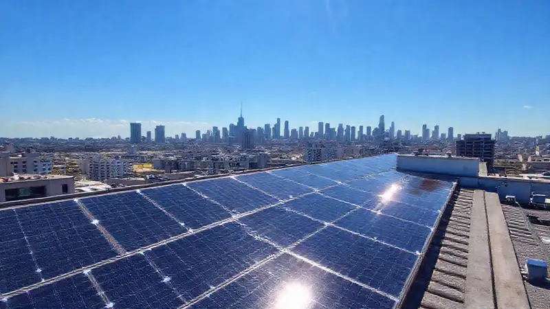Tejado urbano solar