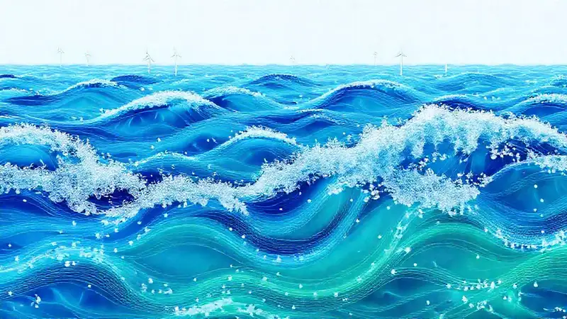 Corrientes oceánicas y diseño futurista acuático