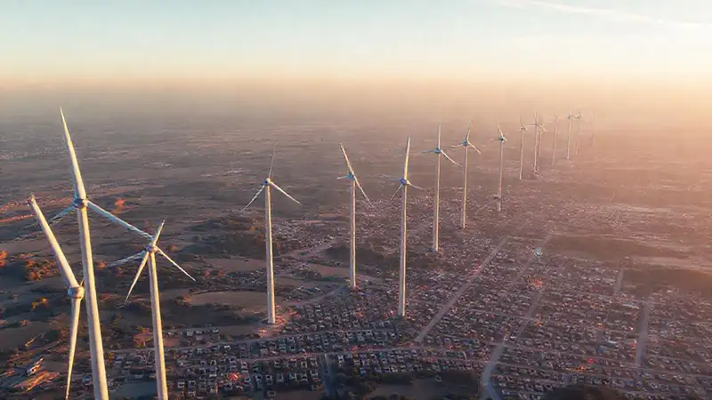 Turbinas eólicas impulsan un futuro sostenible