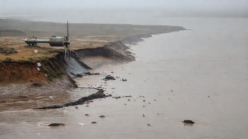 La costa se degrada, amenazando la vida