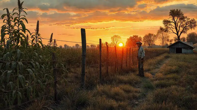La crisis rural se cierne sobre un granjero