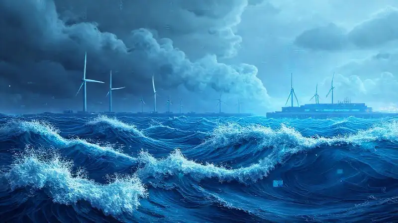 Turbinas marinas generan energía azul y gris