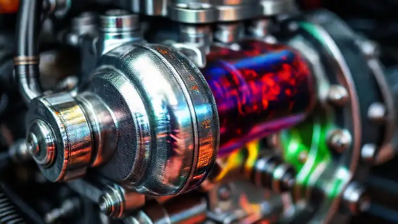 Motor metálico: color y protección química