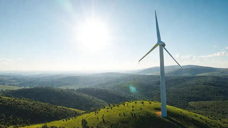 Turbina eólica silenciosa proporciona energía limpia