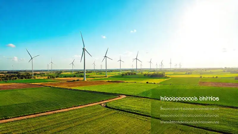 Turbinas eólicas producen energía limpia y brillante