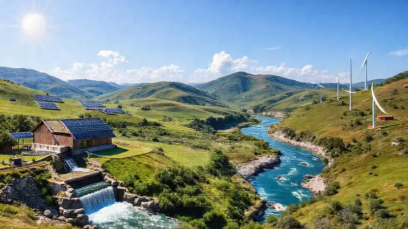 Energías limpias revitalizan paisaje rural