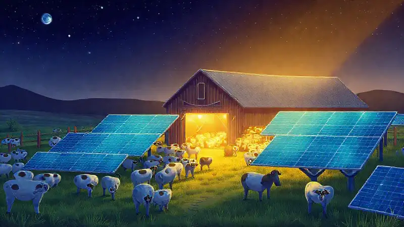 Paneles solares alimentan un futuro brillante