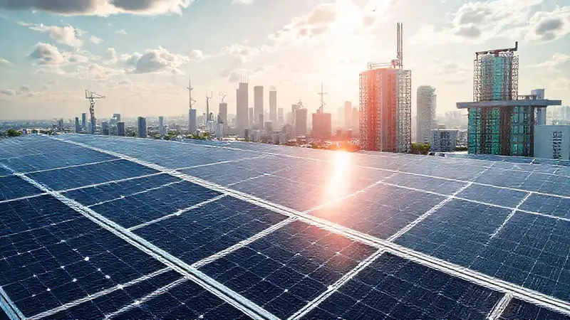 Energía solar impulsa una ciudad innovadora