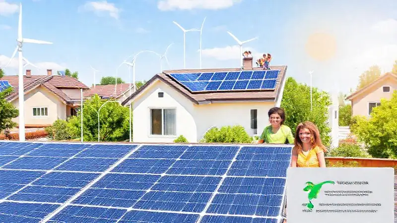 Energía limpia alimenta hogares modernos