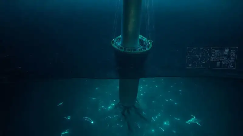 Turbinas marinas ilumen el océano profundo