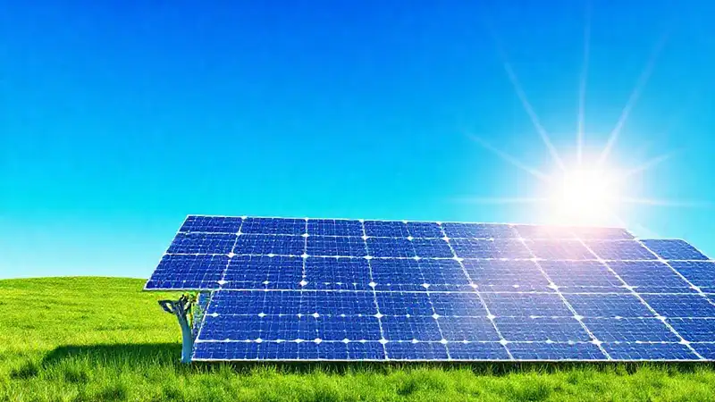 Paneles solares capturan luz en armonía