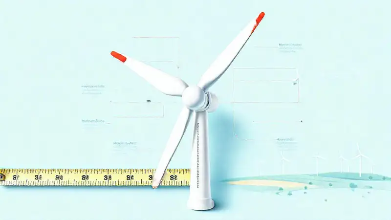 Diagrama técnico de turbina eólica detallada