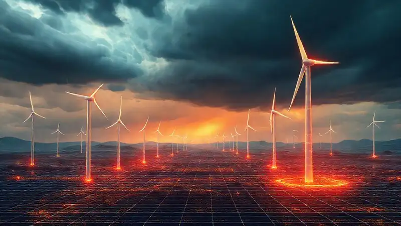 Turbinas eólicas: energía futurista y advertencia