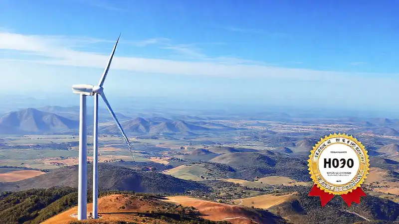 Turbina eólica: diseño moderno y profesional