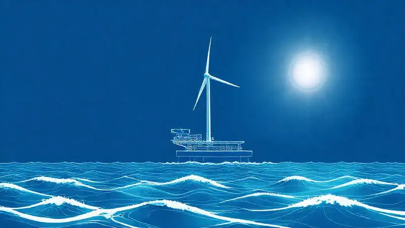 Turbinas eólicas flotantes, diseño innovador marino