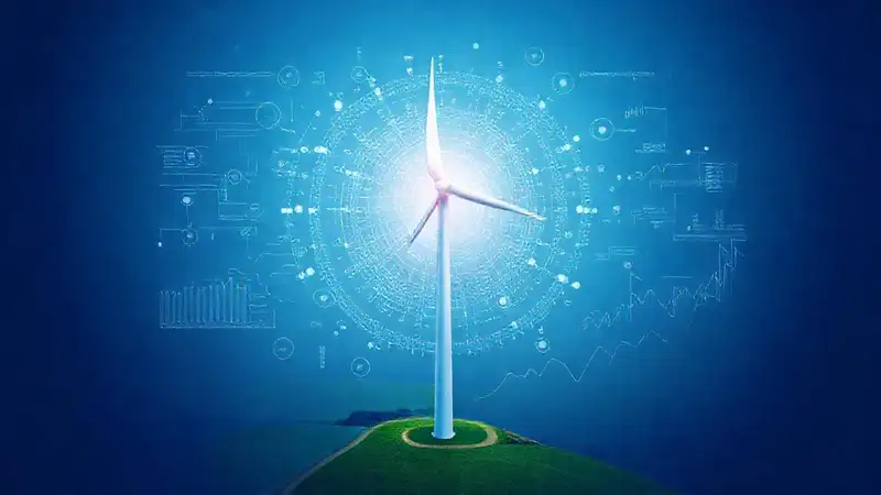 Turbinas eólicas: energía visualizada en diseño limpio