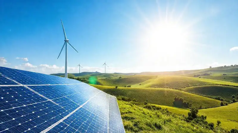 Energía renovable crea un paisaje optimista