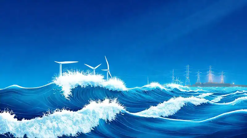 Energía oceánica: diseño técnico y moderno