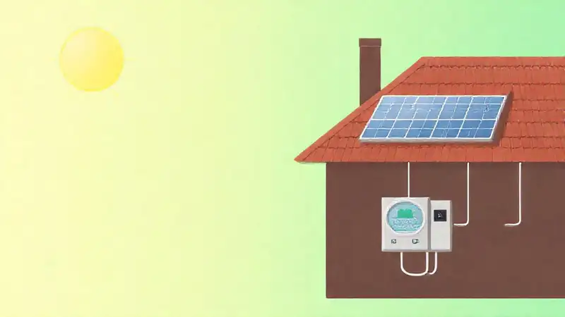 Paneles solares generan energía doméstica limpia