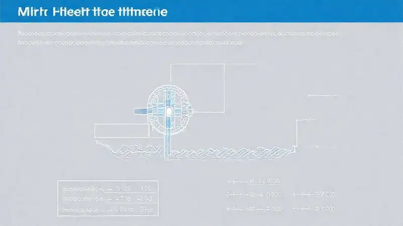 Turbina hidráulica: diseño claro y preciso