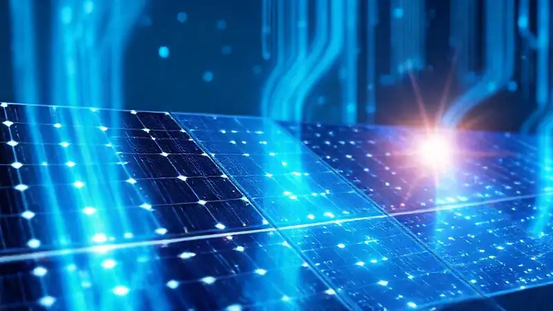 Energía solar digital y minimalista