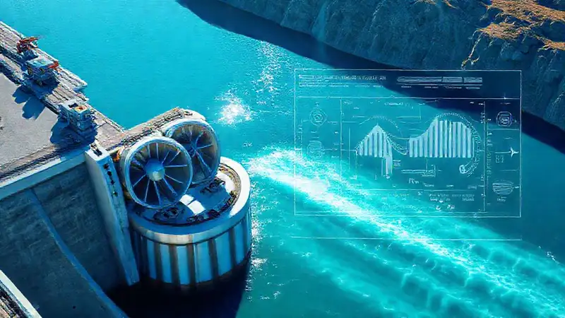 Presa hidroeléctrica: energía limpia y moderna