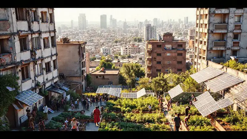 La ciudad renace con esperanza y verde