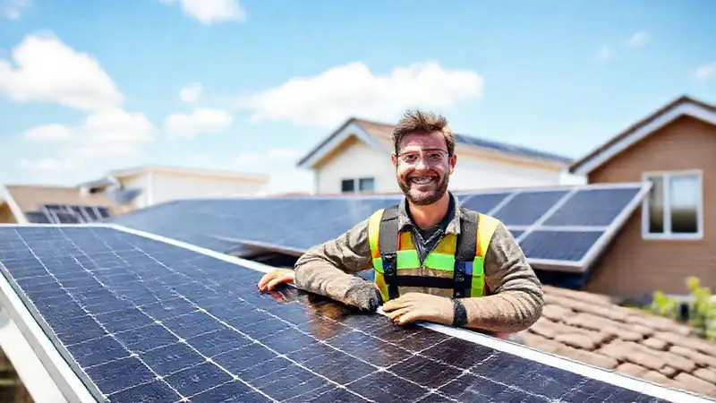 Paneles solares residenciales: instalación profesional y brillante
