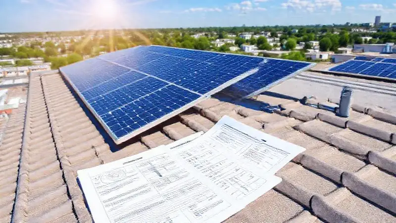 Instalación solar en techos requiere permisos