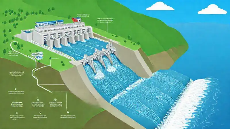 Presa hidroeléctrica genera energía limpia y sostenible
