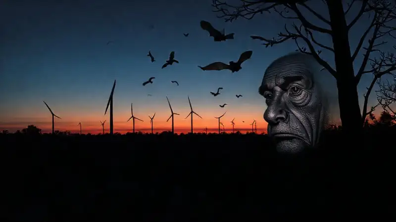 Conservación de la vida silvestre en bosque oscuro