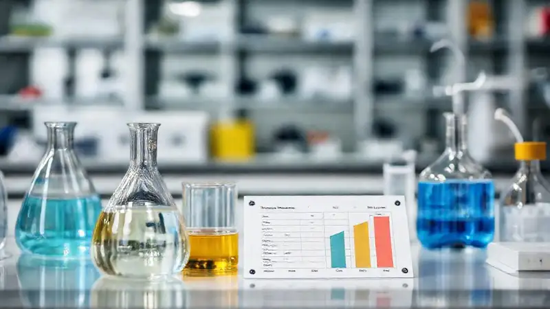 Laboratorio analiza biodiesel con precisión científica