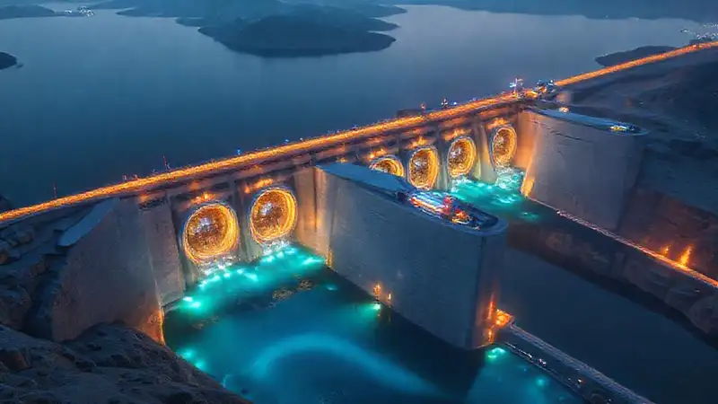Futuro utópico con energía bioluminiscente