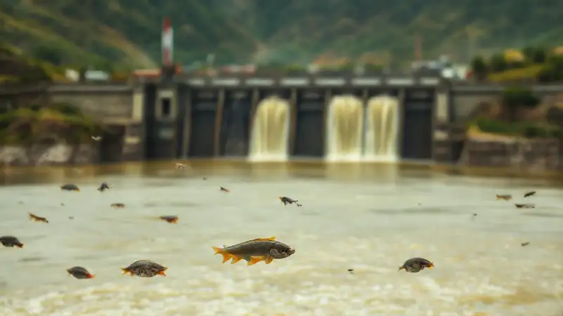 La presa causa daño ambiental y angustia